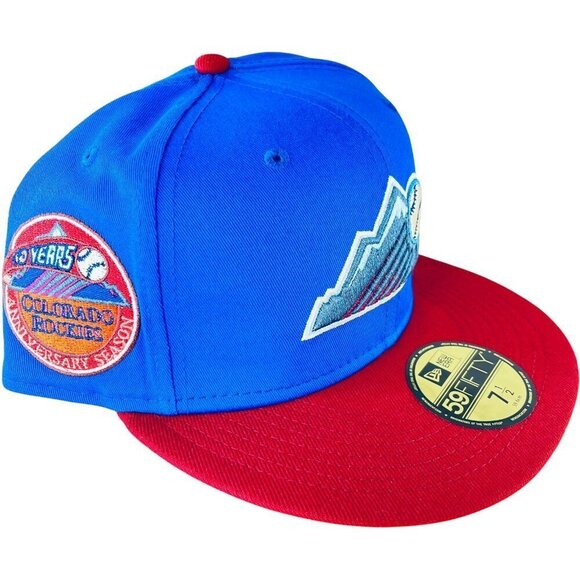 MyFitteds Colorado Rockies - Wings of Fire New Era Fitted Cap 7 1/2 NOT Hat Club - Picture 2 of 7